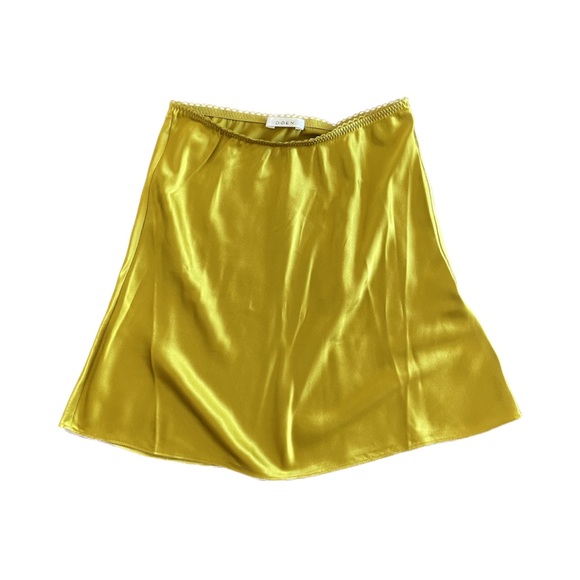 NWT DOÊN Giulietta Silk Skirt in Palmetto - Picture 5 of 9